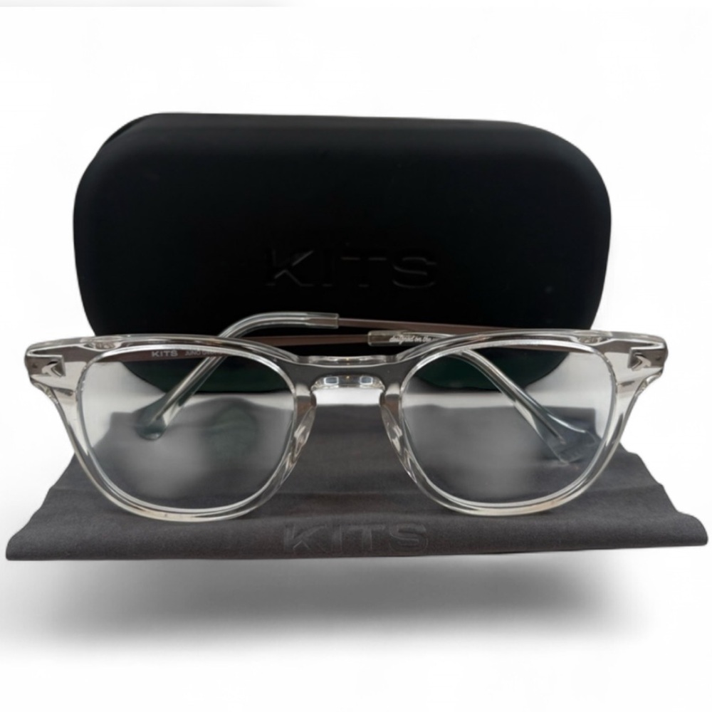 FRAMES ONLY-KITS JUNO G44A1S Eyeglasses 47•22•145 Kits glasses with case & cloth